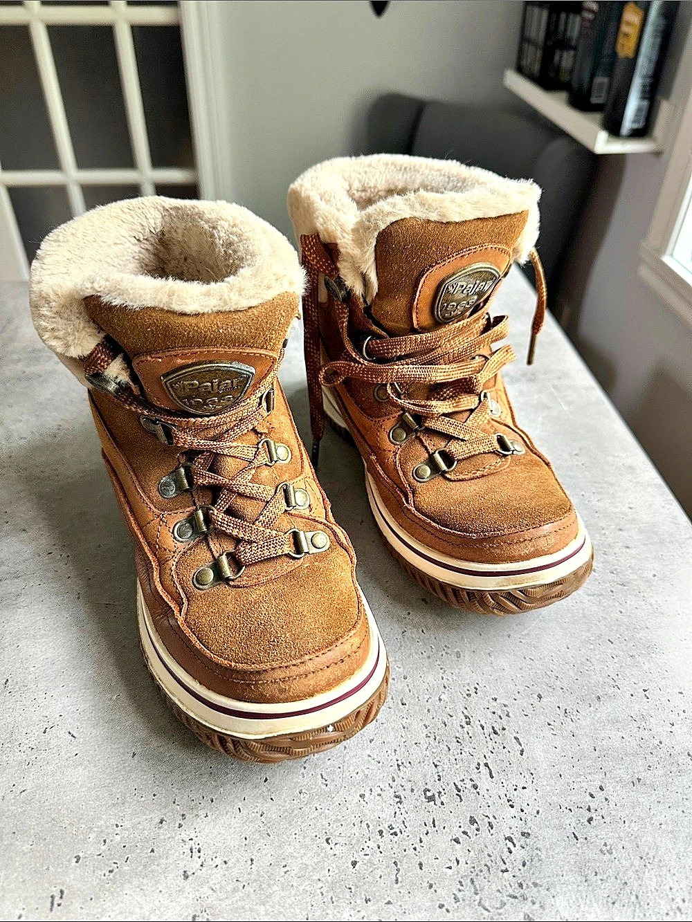 Pajar Fjord Waterproof Winter Boots Brown US 5-5.5